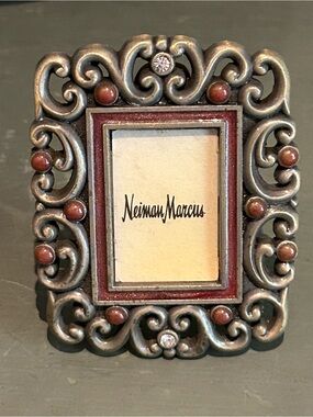 Jay Strongwater for Neiman Marcus Mini Photo Frame Easel and Clip Vintage